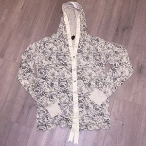 Obey - Women’s - button up w/ hood & front pockets
